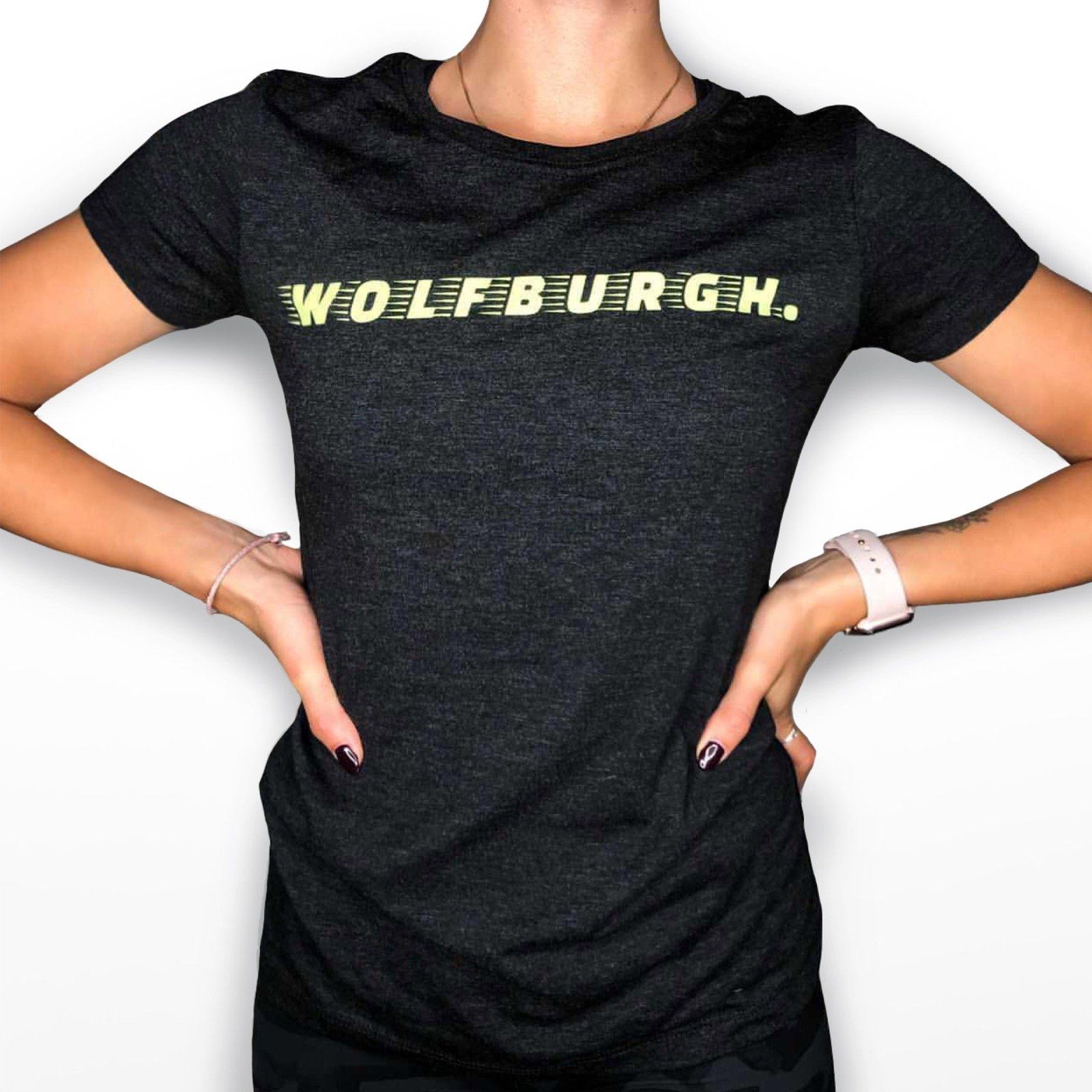 Grey Woman’s Wolfburgh T-Shirt Wolfburgh Wellness 